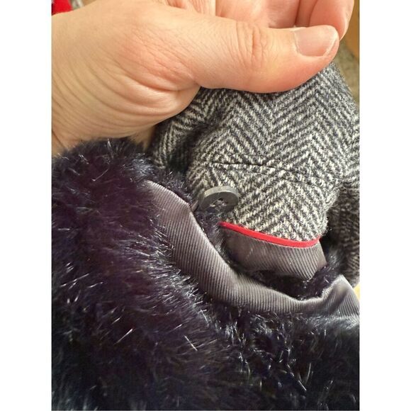 Talbots HERRINGBONE ABERDEEN SHETLAND BLAZER sz 10 - Picture 10 of 10